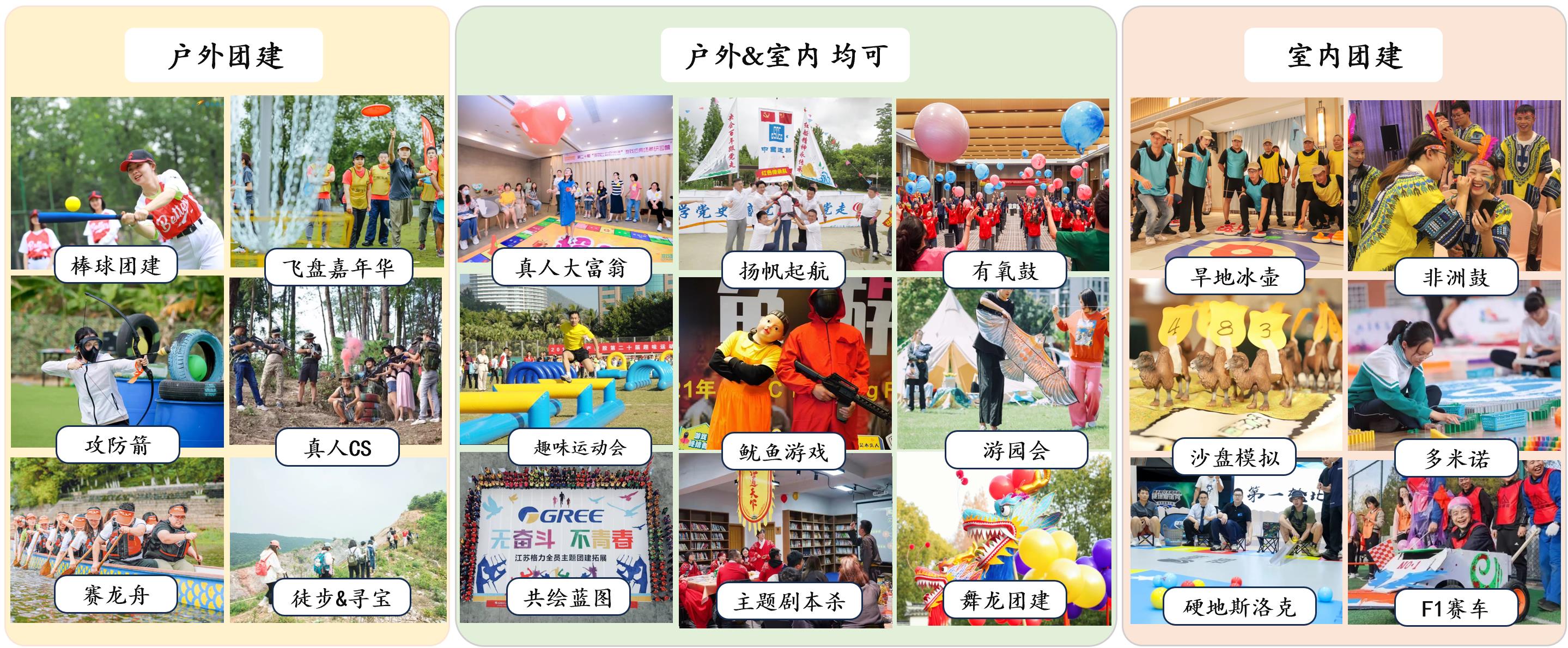 热门主题团建项目